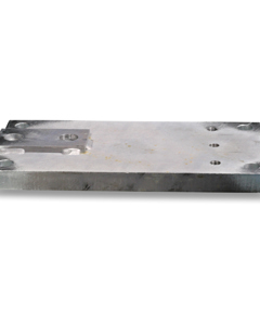 Bottom plate f/SB-A/SST 10t below sheet metal-/GRP silo